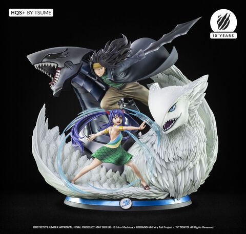 Statuette By Tsume - Fairy Tail - Gajeel Et  Wendy Hqs